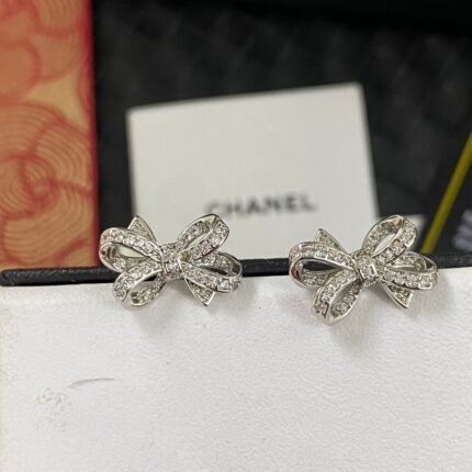 48 Xiaohongshu recommends 24 new styles of bow earrings, same as those worn by stars, Chanel full of diamonds