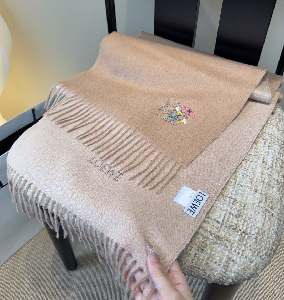 Scarf🧣Top cashmere version🧣【▪Loewe · Loewe's rare tenderness