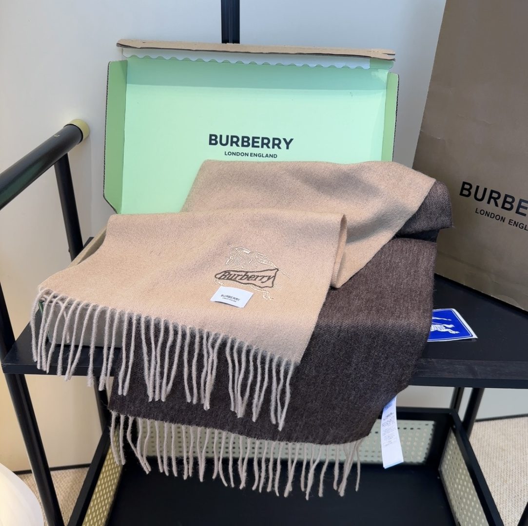 Scarf🧣Top cashmere version🧣【▪️Family benefits are coming! ! Burberry high-end heavyweight men