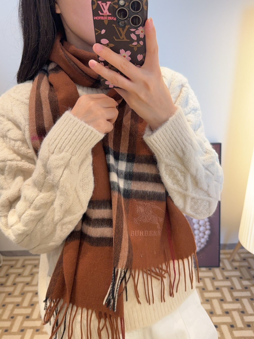 Scarf🧣The top version can be compared🧣 0.00B home. 【Men's and women's scarves】Praise for yourself and keep it for yourself, rare