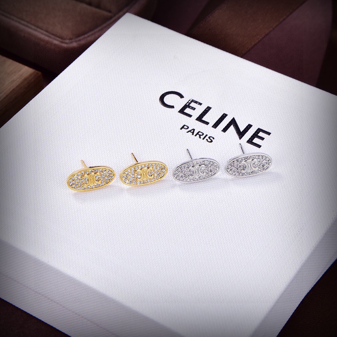 p45 ️Celine new Arc de Triomphe earrings, pRECLOUS new product, simple and fashionable