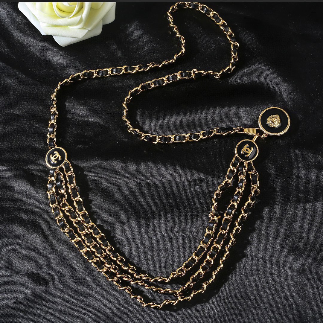 p5 Xiaoxiang Chanel new lambskin lion waist chain purchasing agent level one to one quality