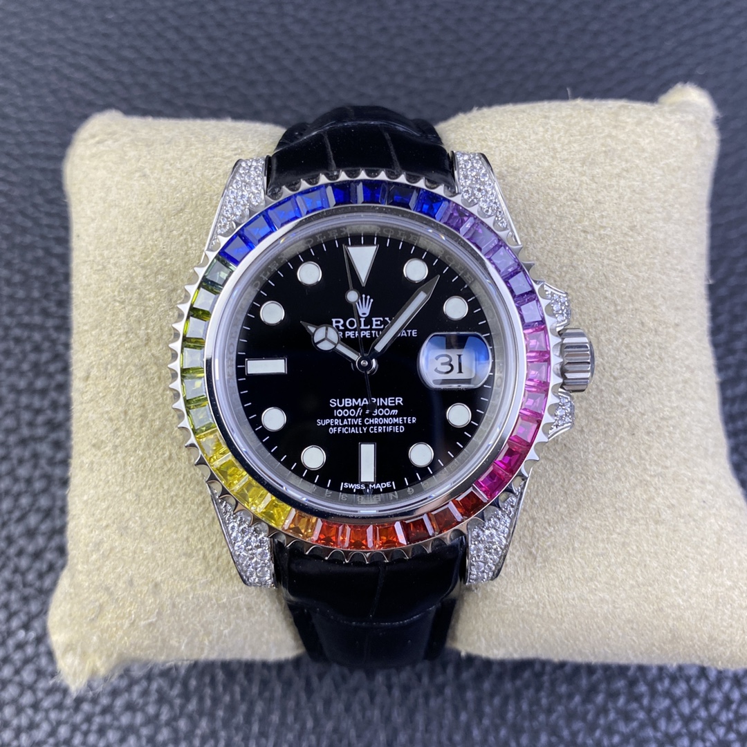 IPK Rolex water ghost series, top toy, symbol of status, diamond-encrusted, no blind spots to shine