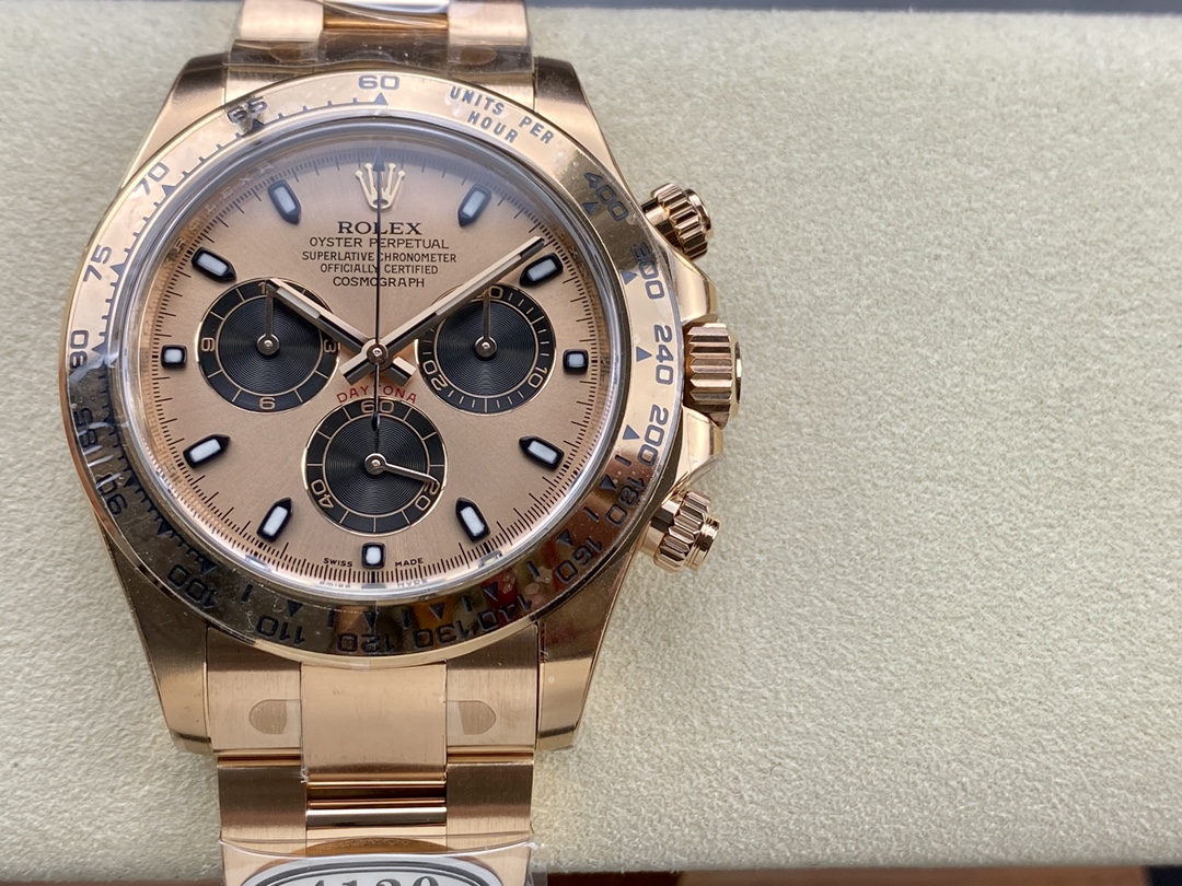 Clean Factory C Factory Rolex Rose Gold Daytona 4 Movement 904 Steel 40mm