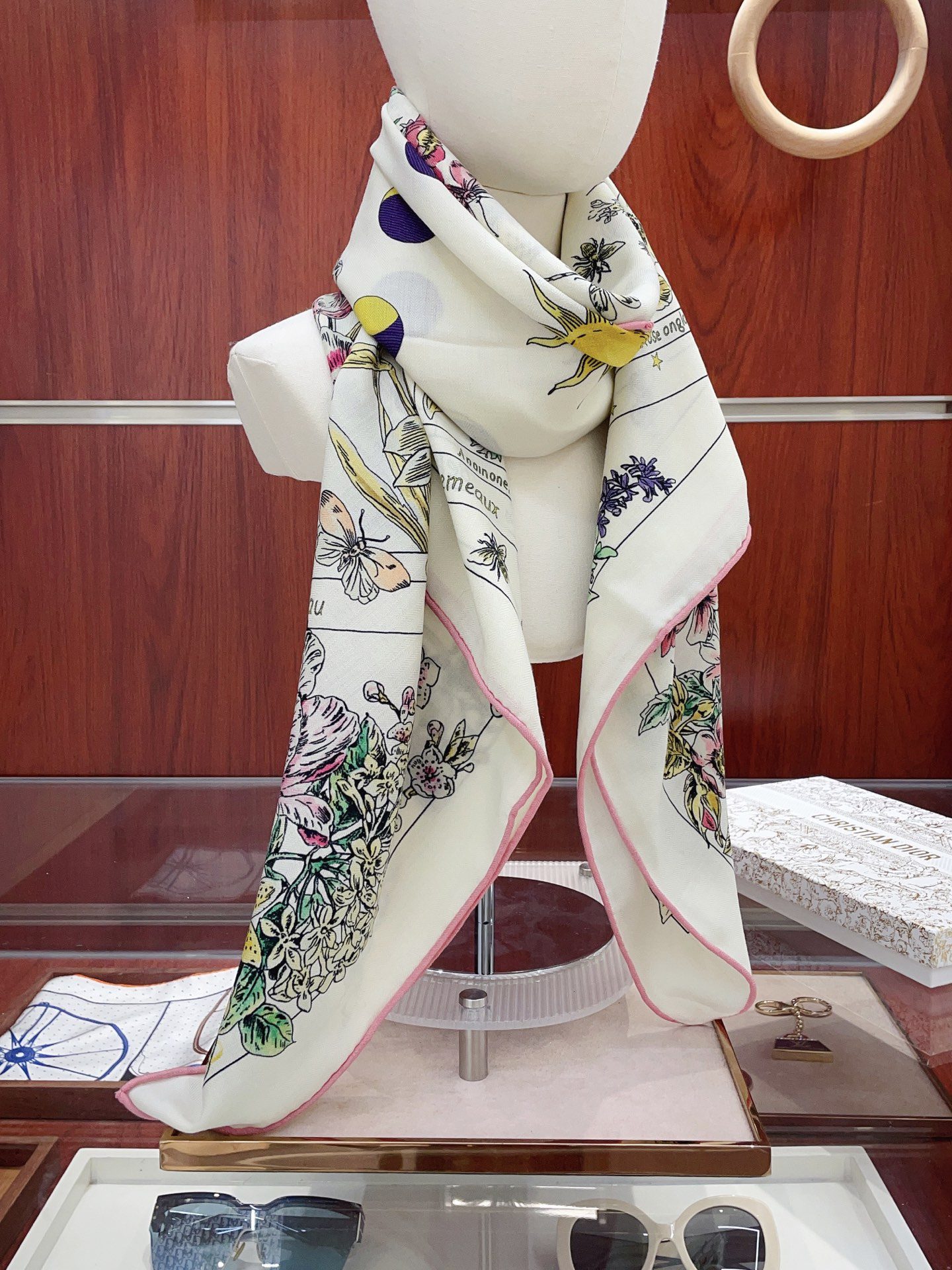 Scarf🧣Top cashmere version🧣 p2 [Double-sided same color silk wool style] CD family cashmere new model bought