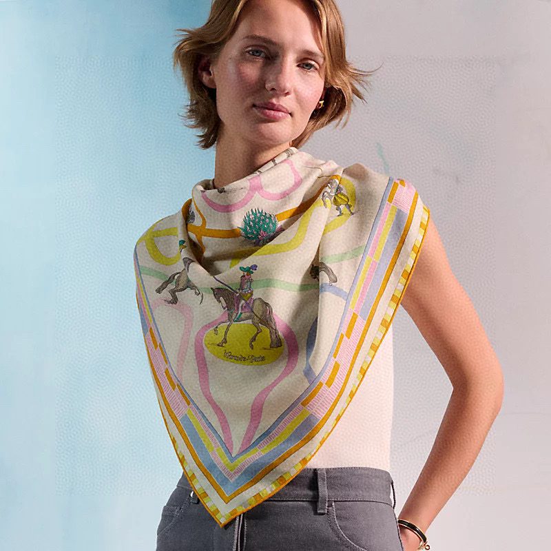 Scarf🧣Top version🧣 p [Thick silk wool style, double-sided with the same color] New top version, the latest at H’s counter