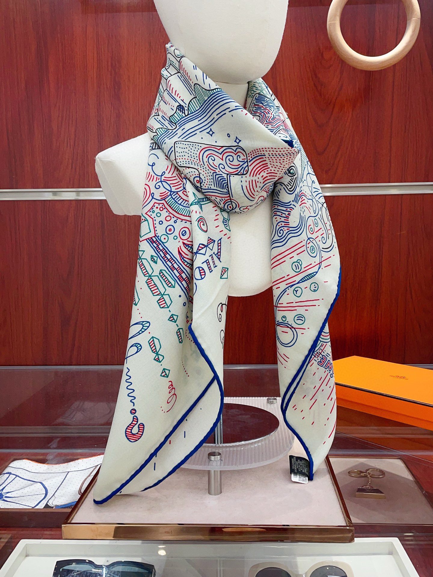 Scarf🧣Top version🧣 p2 [Double-sided same color silk wool style] H family cashmere new style. I bought it and said it is good.