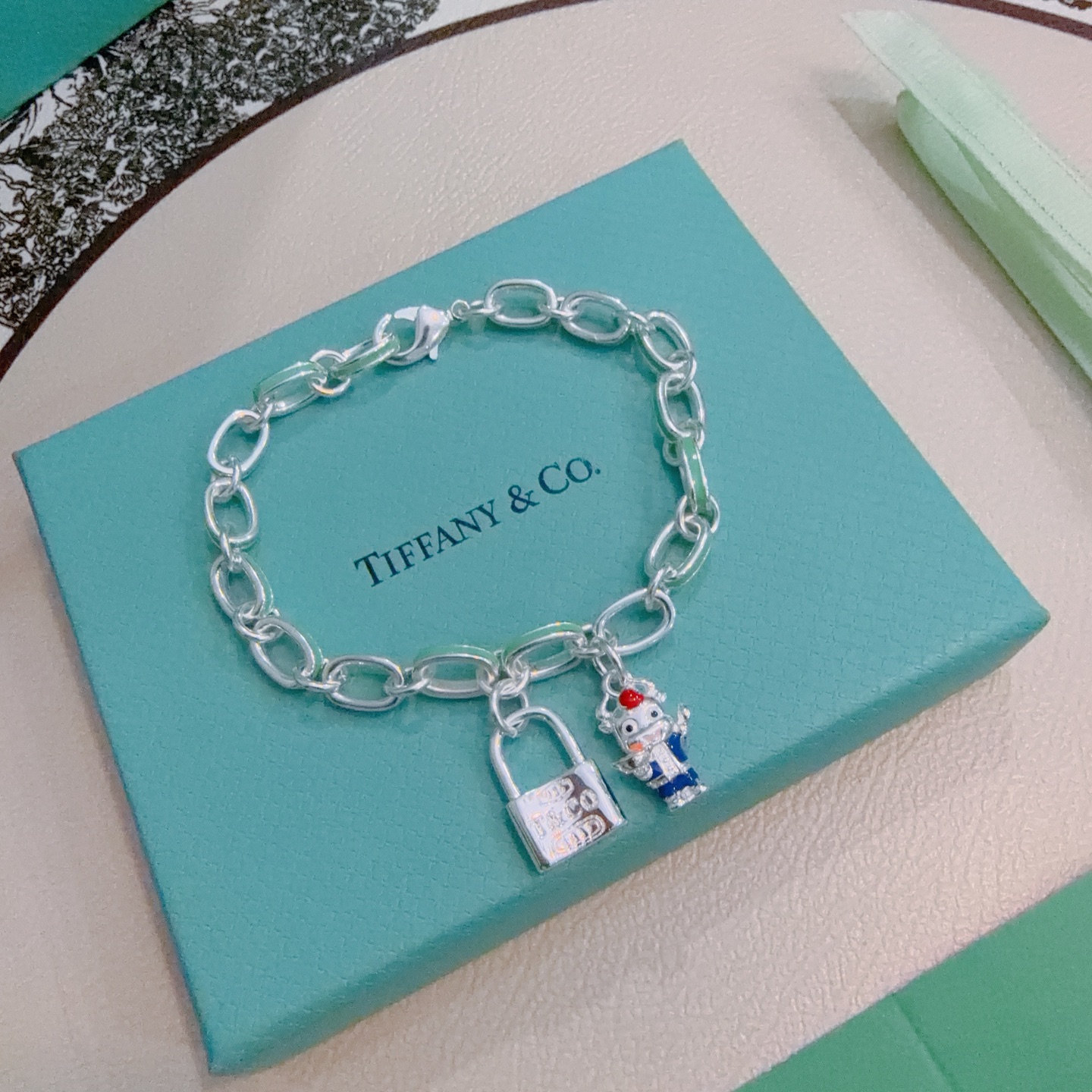 p Tiffany bracelet???? TIFFNY&CO. counter fine silver version