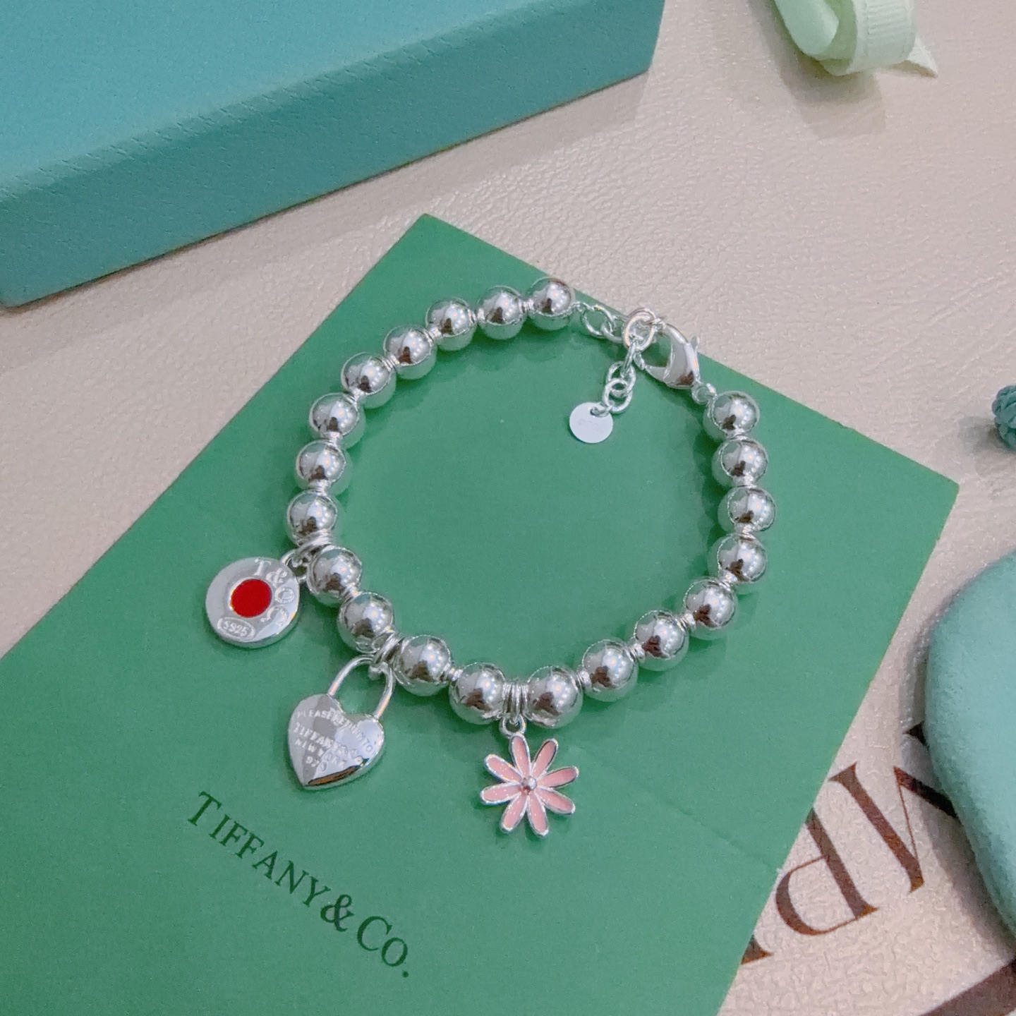 p Tiffany bracelet???? TIFFNY&CO. counter fine silver version